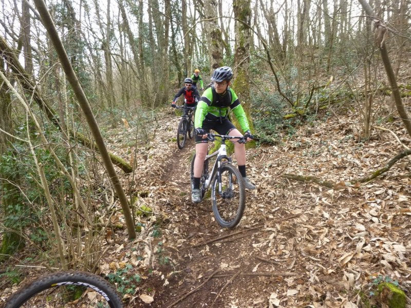 Rando VTT MIRIBEL COTIERE le 12-03-2017